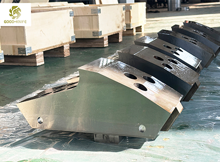 GOOD-KNIFE Split-Type Shredder Blades Completed and Officially Shipped to Japan
